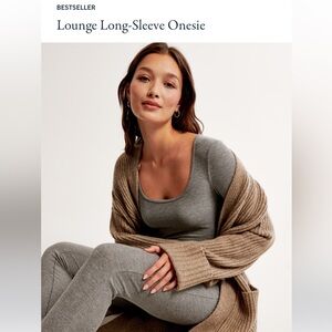 Abercrombie and Fitch lounge long sleeve onesie NWT